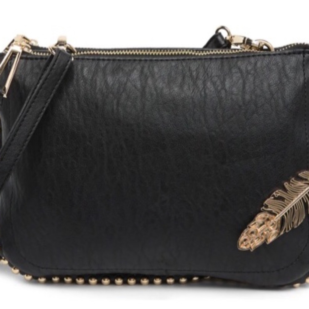 Jessica Simpson Camille Black Crossbody Handbag